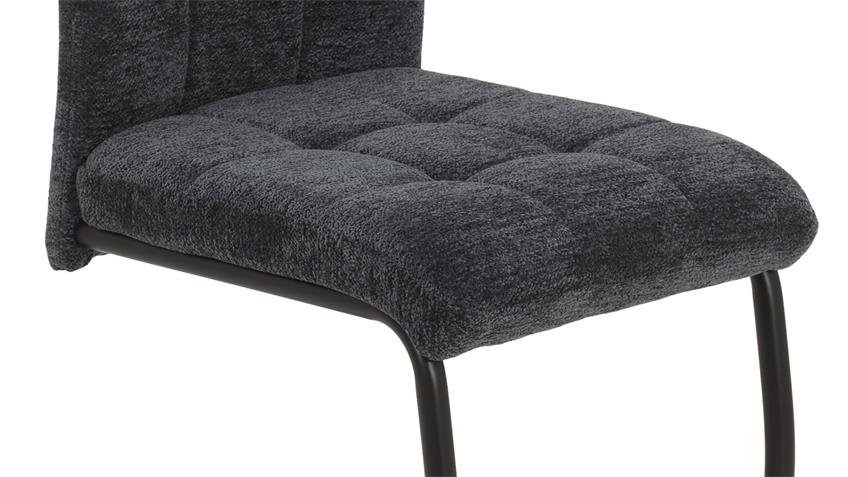 KALA szék, buklé szövet, fekete láb"k"