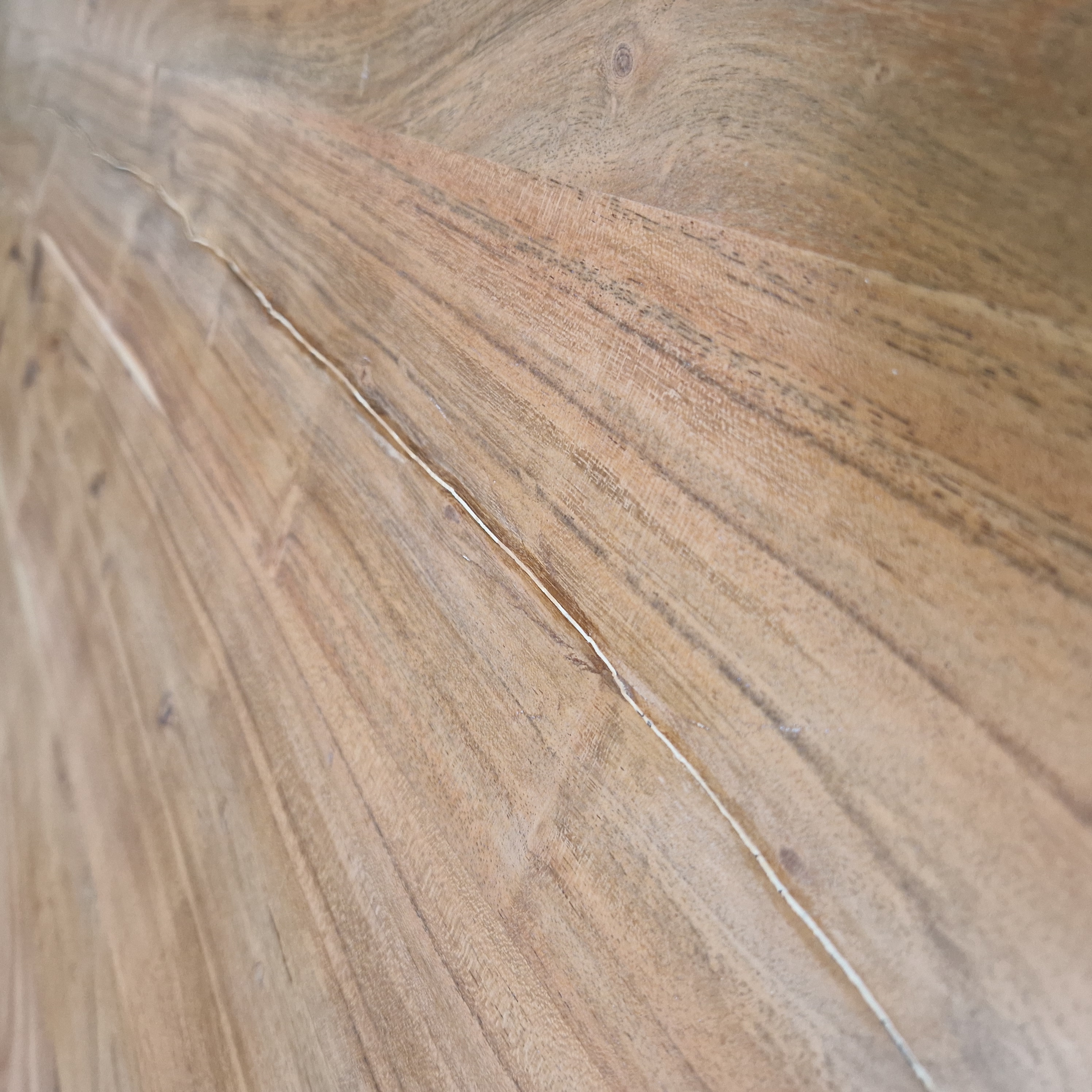 RICK étkezőasztal valódi akácfa , láb matt fekete, 200x100 cm (mintadarab)