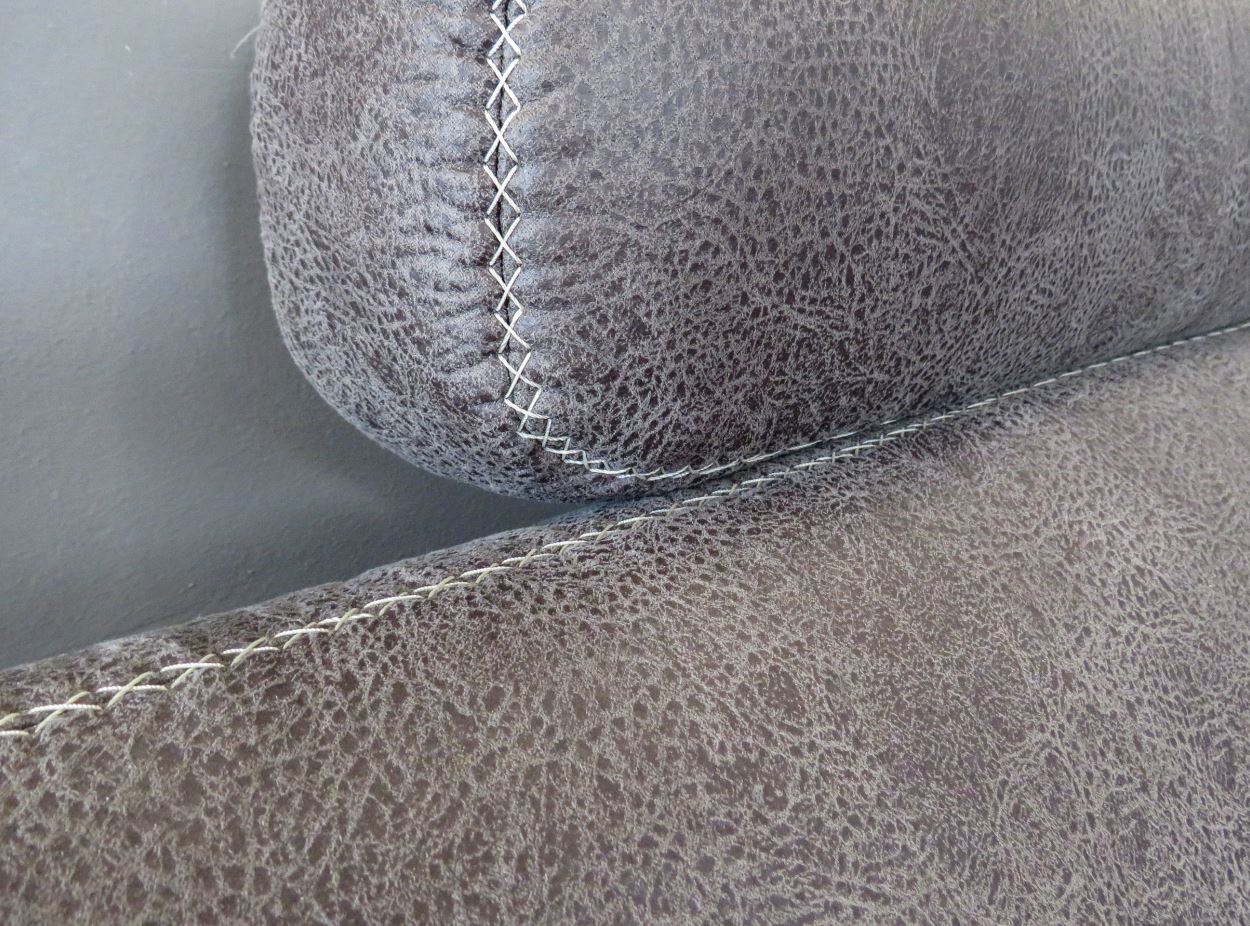 Stanley U alakú ülőgarnitúra, Taurus Grau szövet, tölgy láb, vendégággyal, tárolóval, fiókkal, relax funkcióval, 2 db fejtámlával, 313x235x167 cm