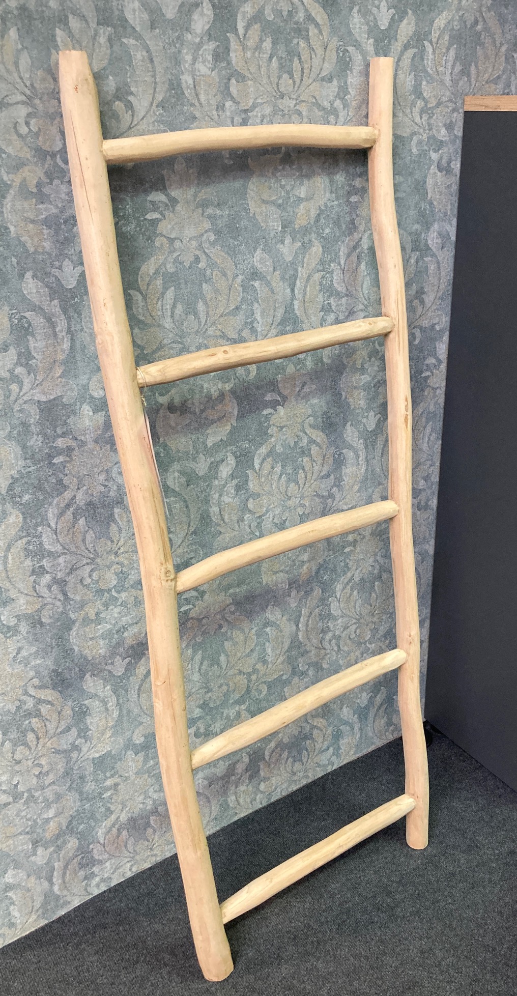Stepp dekorációs létra, teak fa,50x5x140cm"k"