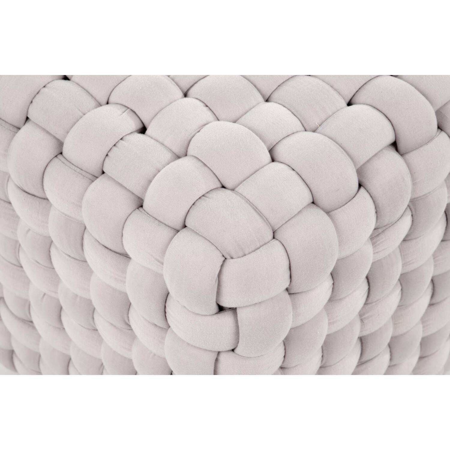 Kubik puff,szürke, 35x35x35cm