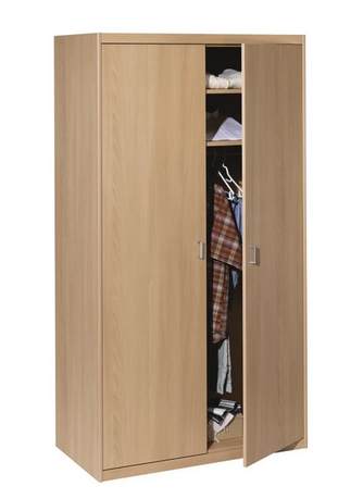 Soft plus 24 ruhásszekrény, bükk, 106x194x54 cm "k"