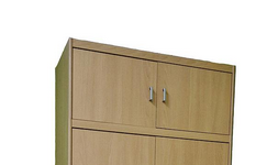 Soft Plus 129 rátét elem - bükk, 106x43x54 cm "k"