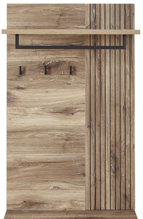 Lagos előszoba panel, cosmos Grey/flagstaff tölgy, 82x134x30cm"k"