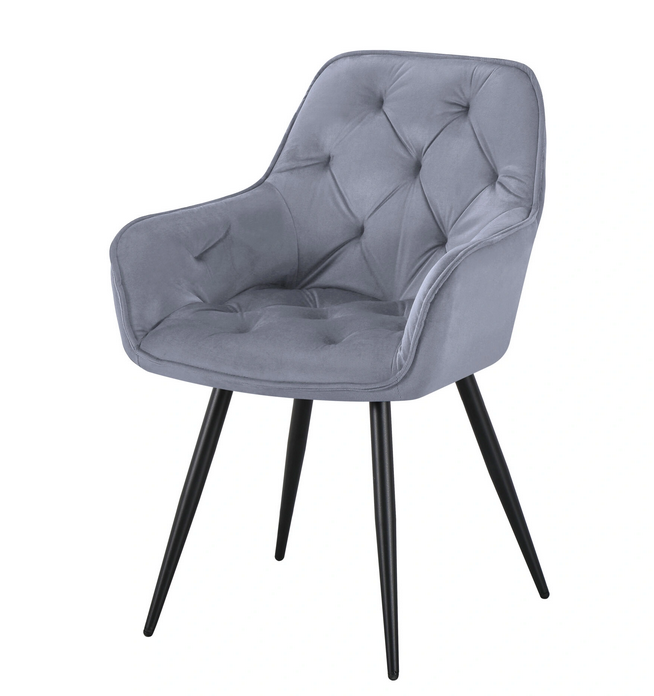 Angel szék,szürke bársony