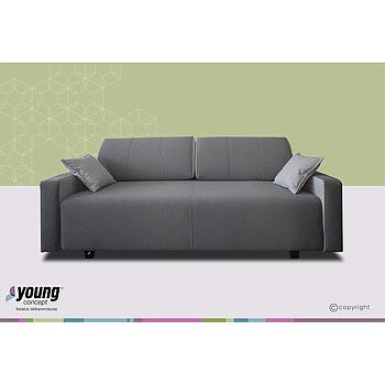 OLV 3R MIX kanapé, szürke,Cover 92/83, Láb: fekete, 228x90x100cm