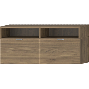 Modulo TV3 admirál dió fiókos,önbehúzós,csillapítós vasallattal ellátott építhető, nyitott Tv-s elem, 120x54x40cm