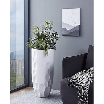 421106 Amakusa padlóváza fehér 70cm magas d=33cm