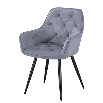 Angel szék,szürke bársony