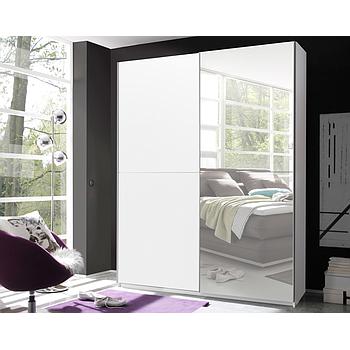 Veronica tolóajtós szekrény dekor-tükör,EXTRA belső polcokkal,170x195x59cm"k" (szett)